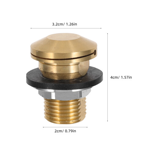 Copper Threaded Urinal Flush Nozzle Durable Restroom Fixture Part 2