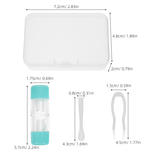 3Sets Compacte Lensopslagset Met Zuigtool En Steriele Plastic Doos 1