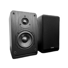 Roxel RBS-300 Passive Bookshelf Speaker, Black Woo