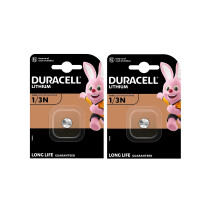 2X Duracell CR 1/3N 2L76 CR11108 With Lithium (2 Blister Pack of 1 Battery) 2 Batteries