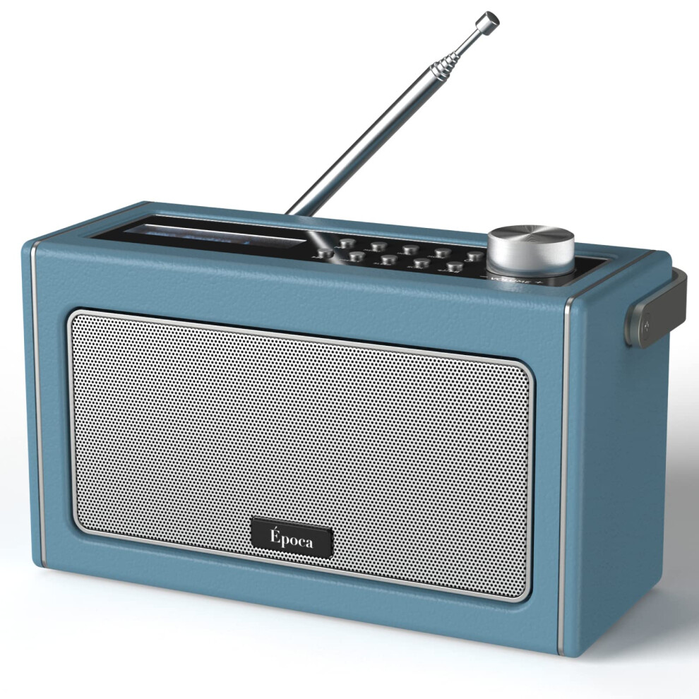 Dab Radio Portable, Dab/Dab Plus Radio, Fm Radio, Portable Bluetooth Speaker, Digital Radio With Usb Charging For 15 Hours Playback, Bluetooth Stereo 5050171086780