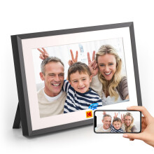 KODAK Digital Photo Frame 10 inch WiFi, Digital Picture Frame with Rechargeable Battery, HD IPS Touch Screen Smart Cloud Photo Frame with 32GB (10 In