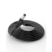 Lonnky 10 Meter 12 Volt Extension Lead, Compatible With CCTV Security Camera (TAPO C200), Deco, DVR, 12 Volt LED Strip Light, Router, 2.1mm x 5.5mm M