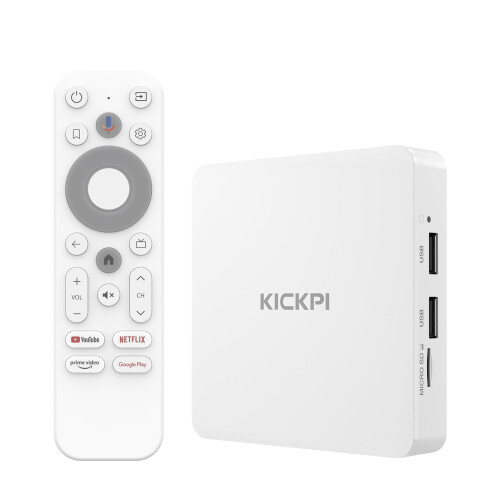 KICKPI KP1 Android TV Box 2025 Google Certified 4K