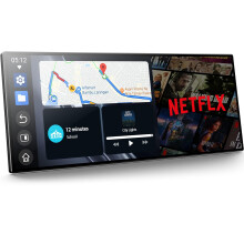 LAMTTO 10.25” Wireless CarPlay Screen Built-in Video Apps and Parking Reversing Camera, Portable Touchscreen with Android Auto Dual Bluetooth