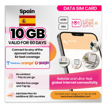 Love Mobile Data Only Sim Card - International Mul
