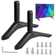 TV Stand Base Pedestal Feet TV Legs Universal TV Stand Legs Non-Slip Plastic TVs Feet with Screws Replacement Television Stand for Most 32-65"LCD/LED