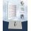 Hibbent Self-Cleaning Rainfall Shower Heads, 12 * 8 Inch, White Panel 5