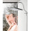 Hibbent Rain Shower Head 8 Inch, Square, Chrome 6