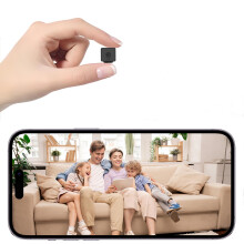 ESTABA 4K Hidden Spy Mini Camera, WIFI Wireless Security Cameras, Nanny House Security Tiny Cams, Long Battery Life, Night Vision Motion Detection, F