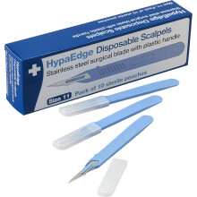 Safety First Aid Group HypaEdge Sterile Disposable Scalpels Size 11, Pack of 10