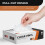 PRAIMA Clear Vinyl Gloves, 100 Count, Clear Disposable Gloves (100, Medium) 4