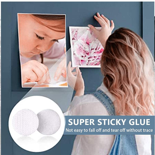 1000pcs 20mm Strong SelfAdhesive Hook and Loop Dots Waterproof DIY Mov 2