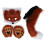 Ensemble cosplay de queue de renard - Taille unique, Rouge/Marron/Blanc 3