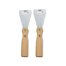 2 PCS Sevko Ceiling Tile Puller, Remover, Extractor - Extra Quality, 420 Stainless Steel with Strong Wood Handle - Professional Tile Removal Tool (2)