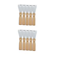 10 PCS Sevko Ceiling Tile Puller, Remover, Extractor - Extra Quality, 420 Stainless Steel with Strong Wood Handle - Professional Tile Removal Tool (1