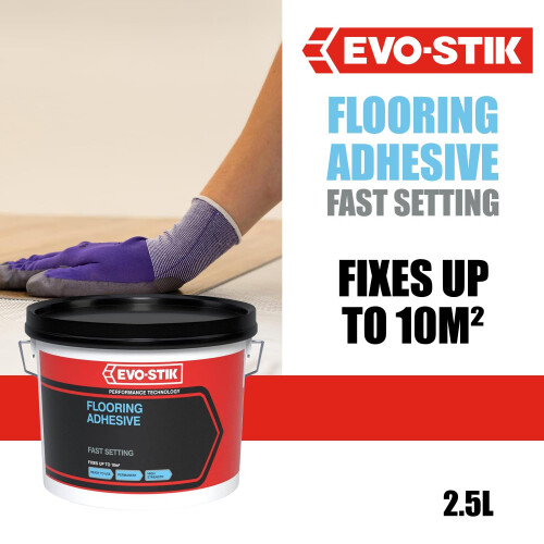EVO-STIK Flooring Adhesive 2.5L - High Strength - Water Based 1