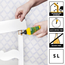 Everbuild 502 All Purpose Weatherproof Wood Adhesive – Suitable for ty