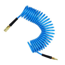 Air Hose,1/4 in X 25 Ft Air Compressor Hose with Bend Restrictor,1/4inch Industrial Quick Coupler & Plug