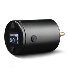 1500mAh Wireless Tattoo Power Supply Fast Charging Battery RCA Interface OLED Digital Rotary Tattoo Machine Adapter