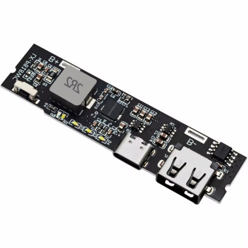 QC3.0 18W Fast Charge Mobile Power Module Dual USB Type-C USB Charging Module with Indicator for PD QC Charger 2