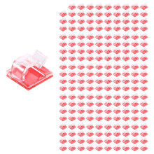 200PCS Cable Organizer Clips Cable Management Wire Manager Cord Holder USB Charging Data  Bobbin Winder