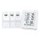 Digital Thermometer & Hygrometer Indoor Humidity with 3 Sensor Screen Display White Backlit Large Screen Recorder 2
