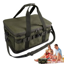 Outdoor Utility Tote Bag Large Camping Storage Tote Bag Travel Organizer Oxford Cloth Large Capacity Bag with Handle
