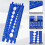 3Pcs Nut Bolt Thread Gauge Plastic Metric and Standard Sizer Tool Bolt Measuring Size and Thread Identifier Gauge 3