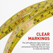 2 Rolls Self Adhesive Measuring Tape Metric Tape Measure Peel and Stick Ruler Tapes for Woodworking Drafting Table Saw