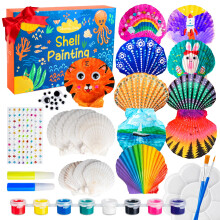 Eleanore's Diary Kids Sea Shell Painting Kit - Arts & Crafts Painting Gifts