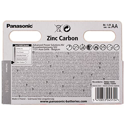 Panasonic Panasonic AA 2917 Zinc R06R0 Special Power Battery 1