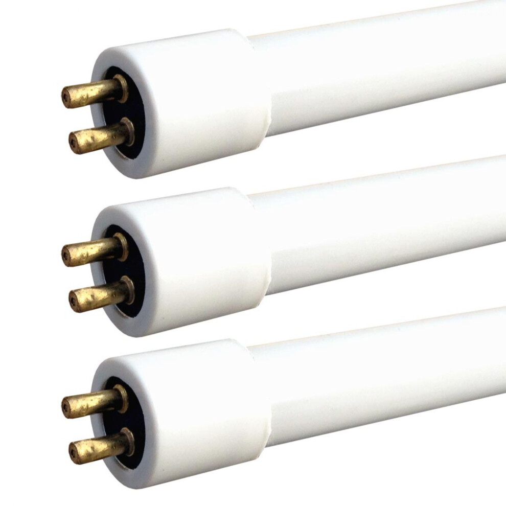 3 X Leyton 10W T4 Fluorescent Tubes Warm 3400K 352Mm Inc Pins 338Mm Exc Pins Check Length Carefully White 5009940546130