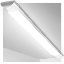 Viugreum 4ft LED Batten Light, Ceiling Tube Light, 6000K Cold White, 230V, 40W, 4800 Lumen, 130 Beam Angle, Ceiling Light for Office, Living Room