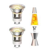 2 Pack Mini MR11 GU10 Lava Lamp Replacement Bulb 35W - 360lm Dimmable Reflector for Candle Warmer - Warm White 2800K