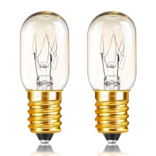 Caldarax T20 E14 Salt Lamp Bulbs Dimmable, Pygmy Bulb E14 SES Small Edison Screw, 150LM Warm White 2700K, AC 220-240V, for Ovens, Microwave, Sewing M