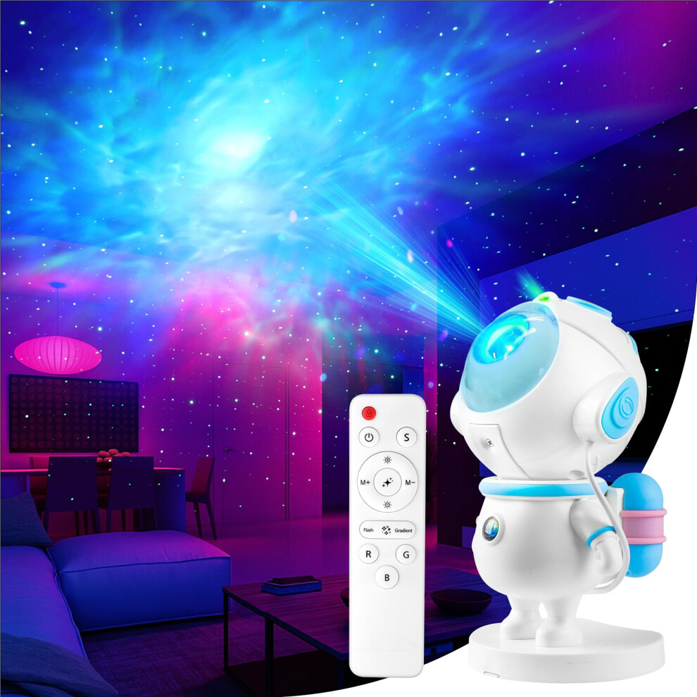 Astronaut Galaxy Star Projector Starry Led Night Astronaut Projector With Nebula, Timer, Remote And App Control, Children's Room Decorat Light 84014627