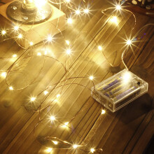 Makion 10M 100 LEDs String Lights Decorative Battery Powered Fairy Lights, Copper Wire Light for Indoor Lighting, Bedroom,Wedding, Christmas, Party,