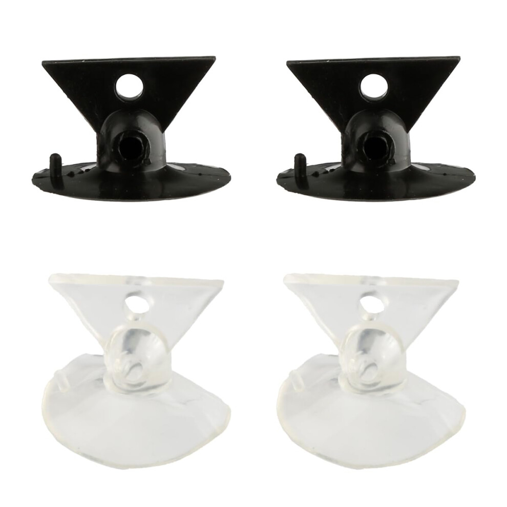 Groveess 4Pcs Bulb Changers, Pvc Durable Remover Suction Cups, Strong Suction Safety Removal Sucker Tool For Gu10 Replacing (Black, Clear) 75474539
