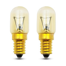 E14 Oven Bulb 300C Heat Resistant, 230V SES Pygmy Oven Light Bulb Dimmable 360LM for AEG/Neff/Zanussi/Smeg/Bosch Ovens, Microwave, Salt Lamp, Fridge