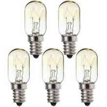 Sunnylinn 15W E14 Screw Salt Lamp Bulbs 230V, Scentsy Warmer Bulb Small Edison SES Warm White 2700K, Sewing Machine Light Bulb, Pygmy Fridge T20 Tubu