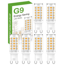 G9 LED Bulb, Warm White 3000K G9 LED Bulbs, 5W 560LM G 9 Capsule Bulb, Non Dimmable Energy Saving Light Bulb for Chandelier, Ceiling Lights, Wall Lig