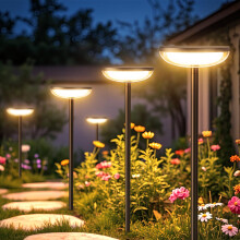 GEARLITE Solar Garden Lights, 4 Pack Solar Lights Outdoor Garden Built-in 1000mAh Battery, Outdoor Ornaments Solar Powered Waterproof for Yard Patio