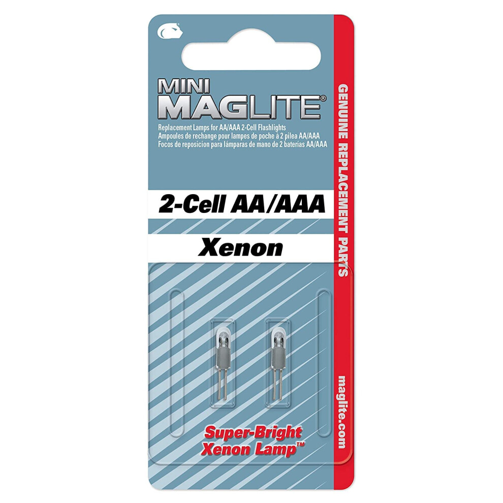 Maglite Mini Bulb, Aa/Aaa, 2 Count (Pack Of 1)