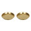 2Pièces Assiettes Barbecue Dorées Acier Inoxydable Plates Polyvalentes 3