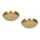 2Pièces Assiettes Barbecue Dorées Acier Inoxydable Plates Polyvalentes 4