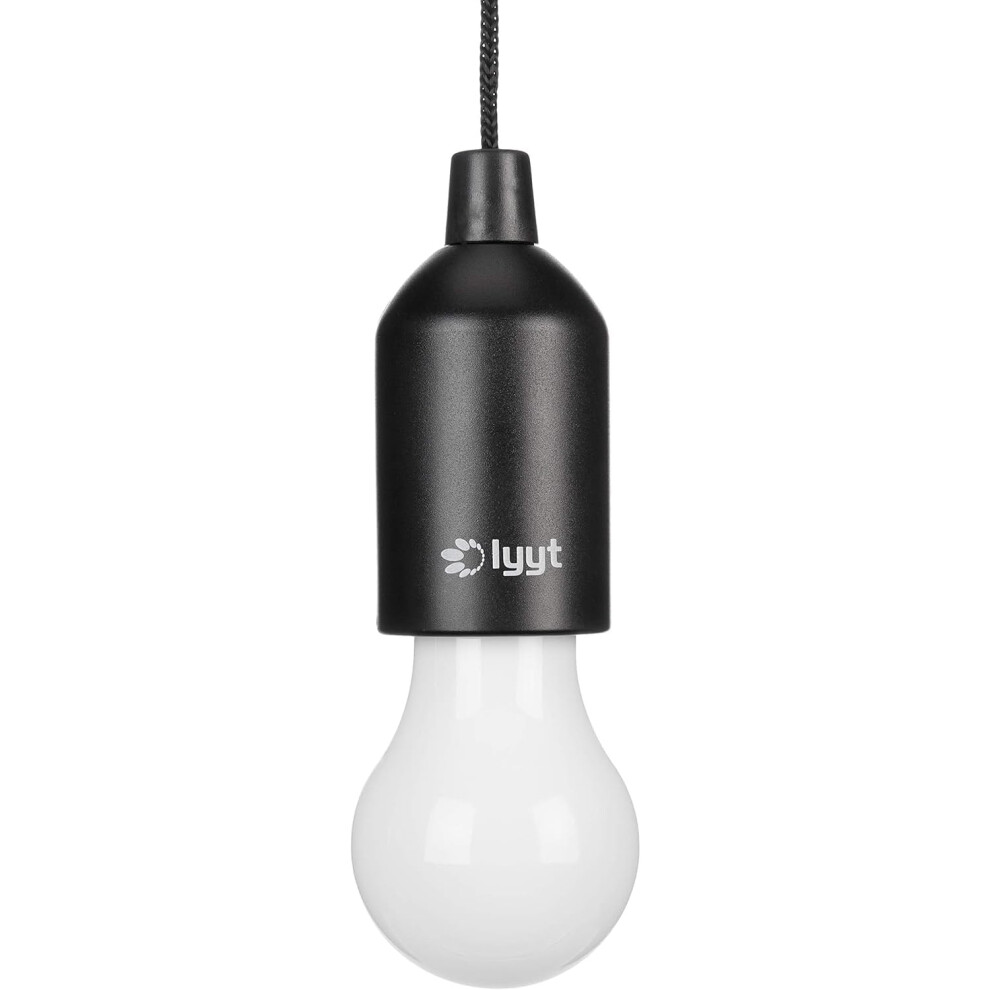 Lyyt Portable Led Pull With Adjustable Cord, Ideal For Indoor And Sheltered Outdoor Use, Battery-Powered With Super Bright 60 Lumens Output Coo Light 50036059