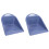 2Pcs Plastic Handheld Dustpan Dark Blue Portable Dust Pan for Home 4