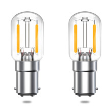 Bonlux Sewing Machine Bulb LED 2W SBC B15 Pygmy Bulb 15W Bayonet Incandescent Bulb Replacement Ba15d 240V Small Bayonet Cap Clear Filament Appliance