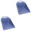 2Pcs Plastic Handheld Dustpan Dark Blue Portable Dust Pan for Home 5